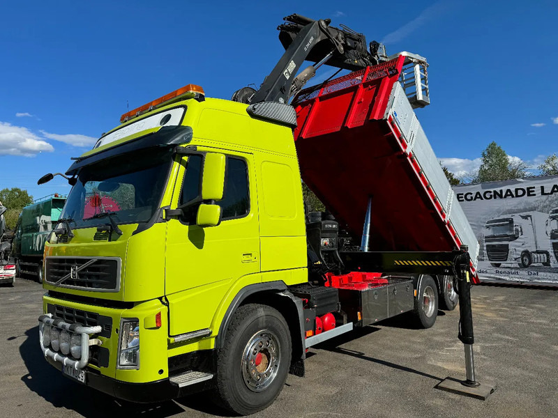 Volvo FM 6x2, Tipper + Crane and Skylift, 2009 - Tovornjak prekucnik, Tovornjak z dvigalom: slika 3 Volvo FM 6x2, Tipper + Crane and Skylift, 2009 - Tovornjak prekucnik, Tovornjak z dvigalom: slika 3