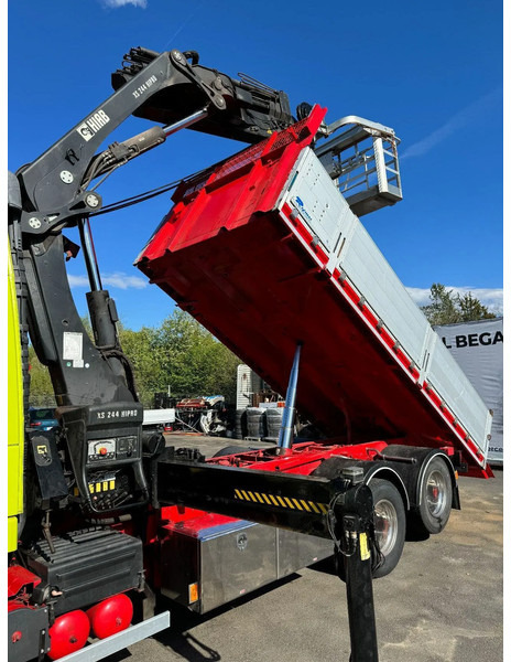 Volvo FM 6x2, Tipper + Crane and Skylift, 2009 - Tovornjak prekucnik, Tovornjak z dvigalom: slika 4 Volvo FM 6x2, Tipper + Crane and Skylift, 2009 - Tovornjak prekucnik, Tovornjak z dvigalom: slika 4
