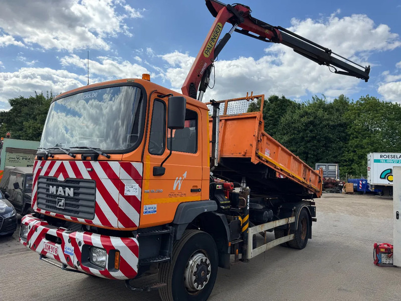 MAN ME 18.250 4X4 **4X4-TIPPER+PALFINGER PK7501-BELGIAN TRUCK** - Tovornjak prekucnik, Tovornjak z dvigalom: slika 2 MAN ME 18.250 4X4 **4X4-TIPPER+PALFINGER PK7501-BELGIAN TRUCK** - Tovornjak prekucnik, Tovornjak z dvigalom: slika 2