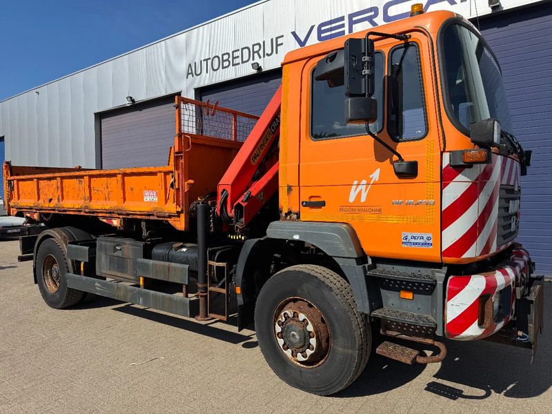 MAN ME 18.250 4X4 **BELGIAN TRUCK+PALFINGER PK8500** - Tovornjak prekucnik, Tovornjak z dvigalom: slika 1 MAN ME 18.250 4X4 **BELGIAN TRUCK+PALFINGER PK8500** - Tovornjak prekucnik, Tovornjak z dvigalom: slika 1
