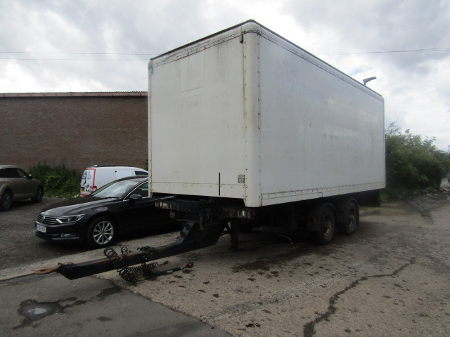 DRAWBAR BOX VAN TRAILER TANDEM AXLE (EX DRIVING SCHOOL MOT EXPIRED) - Prikolica zabojnik: slika 4 DRAWBAR BOX VAN TRAILER TANDEM AXLE (EX DRIVING SCHOOL MOT EXPIRED) - Prikolica zabojnik: slika 4