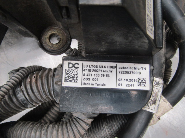 MERCEDES ACTROS MP4 OM471-6 ENGINE ECU WIRING HARNESS P/NO 471 150 5956 - Električni sistem za Tovornjak: slika 2 MERCEDES ACTROS MP4 OM471-6 ENGINE ECU WIRING HARNESS P/NO 471 150 5956 - Električni sistem za Tovornjak: slika 2