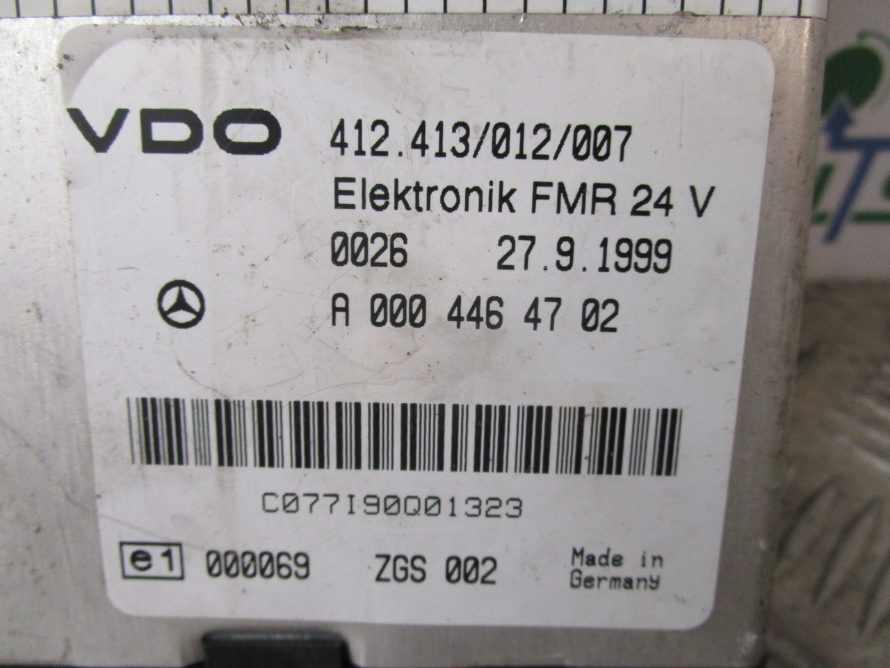 MERCEDES ATEGO FMR UNIT P/NO A0004464702 - Električni sistem za Tovornjak: slika 2 MERCEDES ATEGO FMR UNIT P/NO A0004464702 - Električni sistem za Tovornjak: slika 2