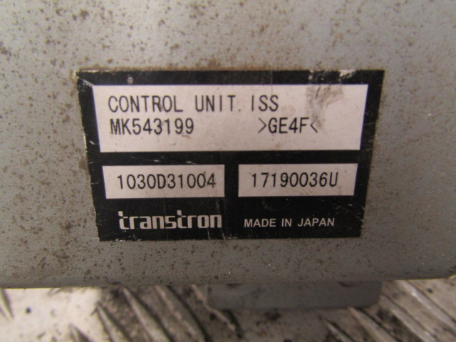 MITSUBISHI FUSO 4P10 CONTROL UNIT (ISS) P/NO MK543199 - Električni sistem za Tovornjak: slika 2 MITSUBISHI FUSO 4P10 CONTROL UNIT (ISS) P/NO MK543199 - Električni sistem za Tovornjak: slika 2