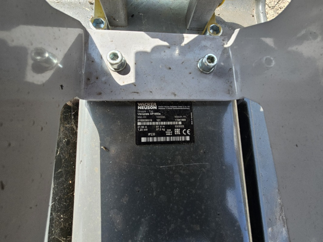 Wacker AP 1850E - Vibracijska plošča: slika 5 Wacker AP 1850E - Vibracijska plošča: slika 5