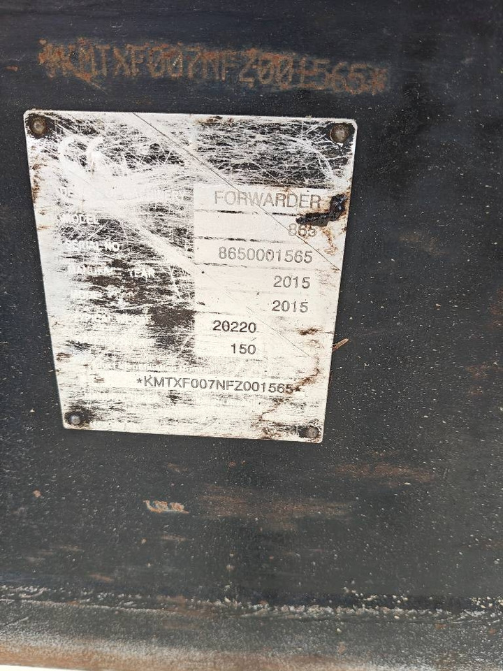 Komatsu 865  - Forvarder: slika 3 Komatsu 865  - Forvarder: slika 3