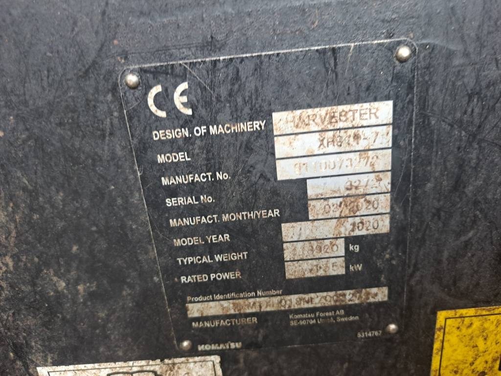 Komatsu 911 - Gozdarski kombajn: slika 2 Komatsu 911 - Gozdarski kombajn: slika 2