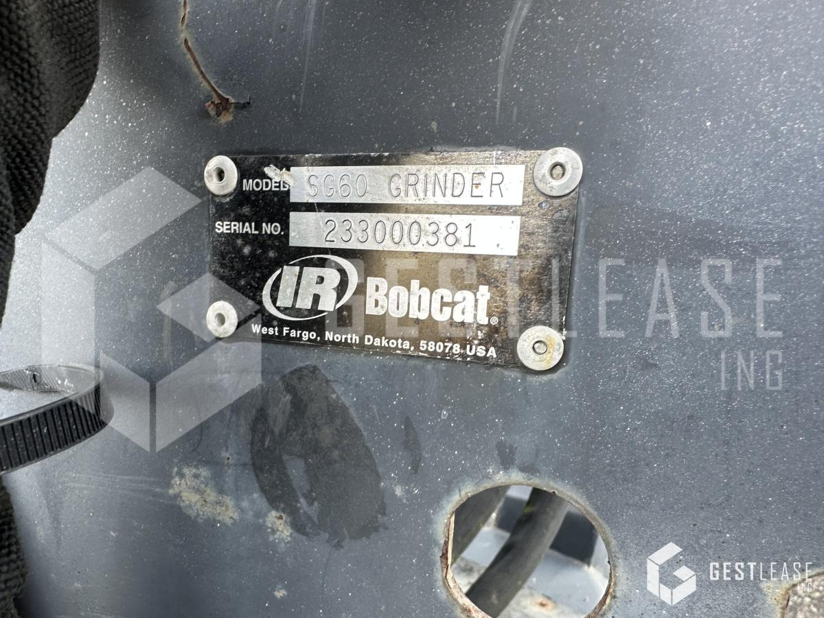 BOBCAT SG60 GRINDER ROGNEUSE DE SOUCHE - Rezkar za štore: slika 4 BOBCAT SG60 GRINDER ROGNEUSE DE SOUCHE - Rezkar za štore: slika 4