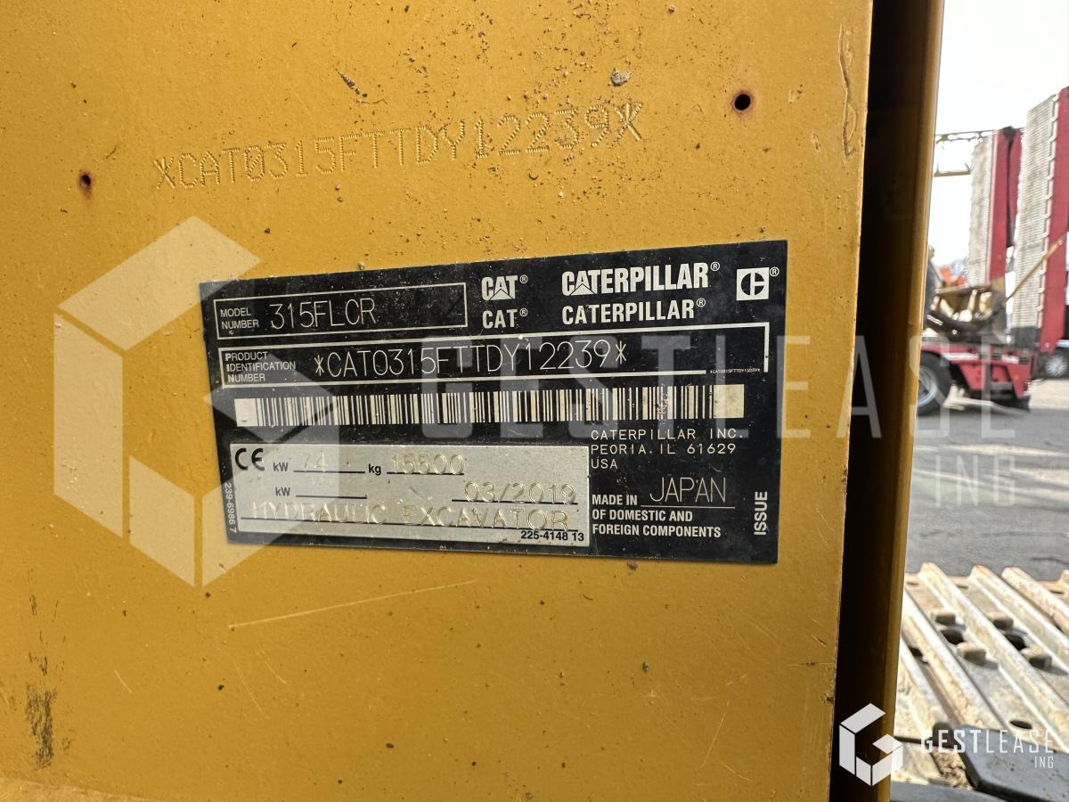 Bager goseničar Caterpillar 315F LCR: slika 12