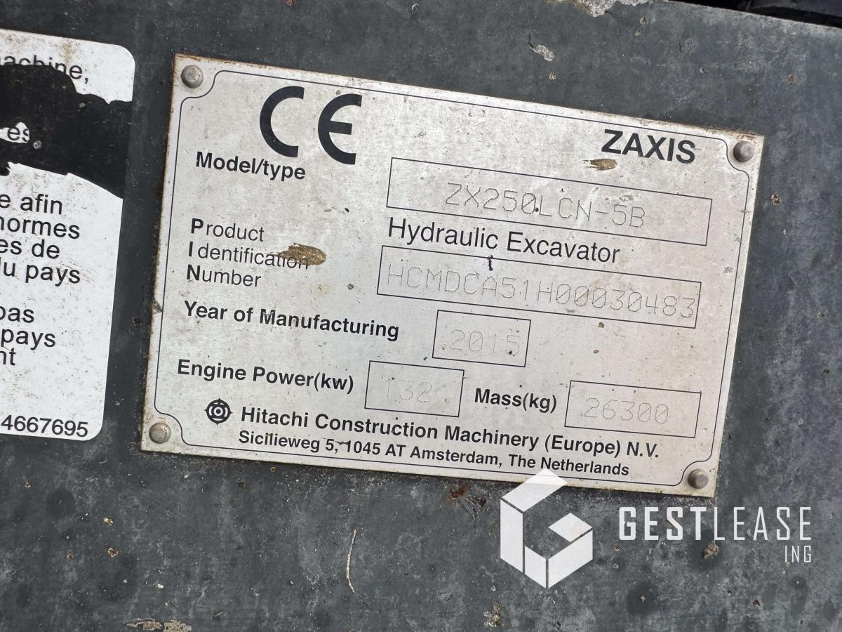 Bager goseničar Hitachi ZX250LCN-5B: slika 8 Bager goseničar Hitachi ZX250LCN-5B: slika 8