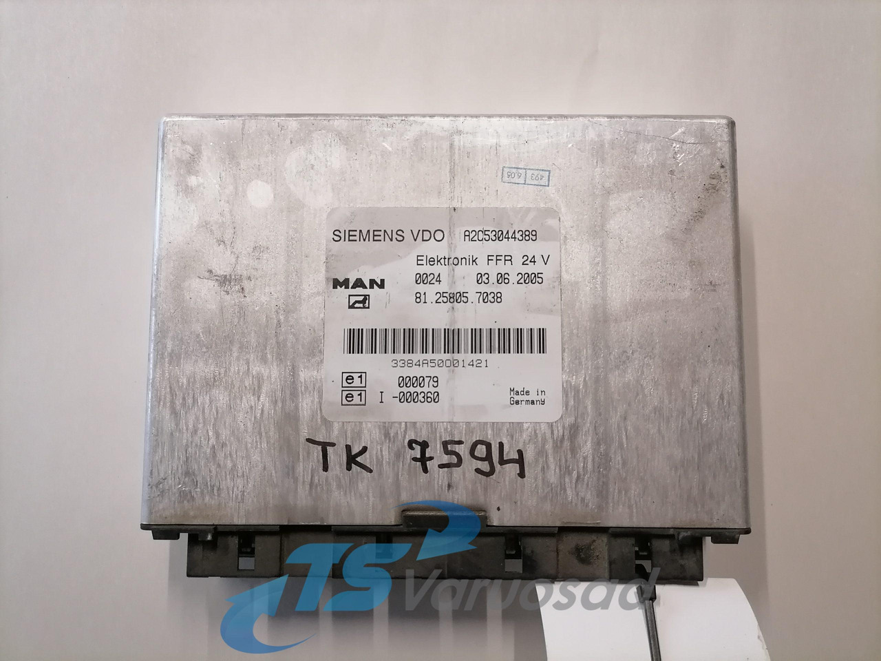 MAN Ecu, FFR 81258057038 - ECU za Tovornjak: slika 1 MAN Ecu, FFR 81258057038 - ECU za Tovornjak: slika 1