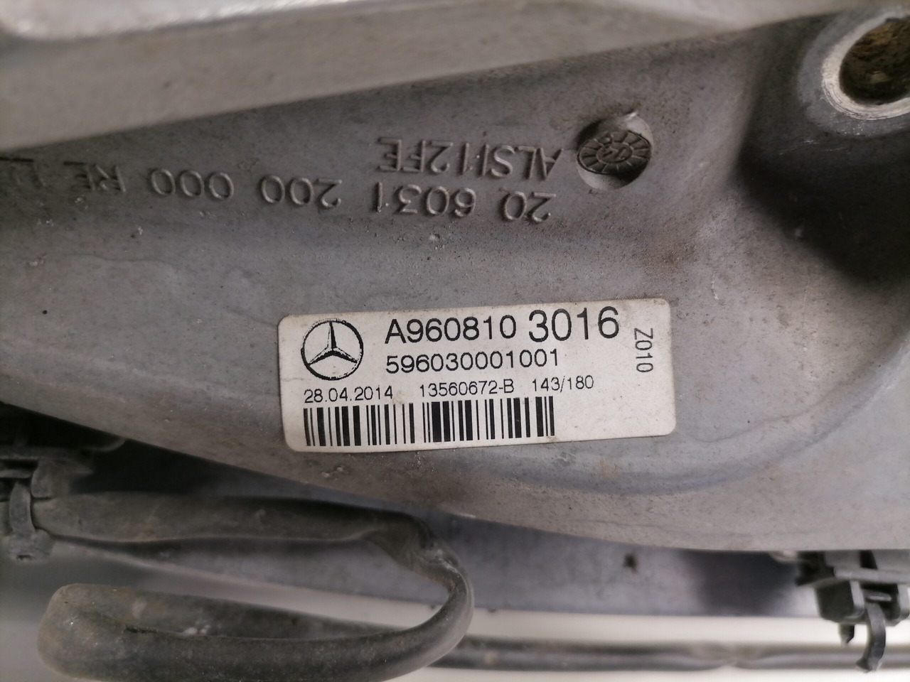 Mercedes-Benz Allavaatepeegel A9608103016 - Vzvratno ogledalo za Tovornjak: slika 4 Mercedes-Benz Allavaatepeegel A9608103016 - Vzvratno ogledalo za Tovornjak: slika 4