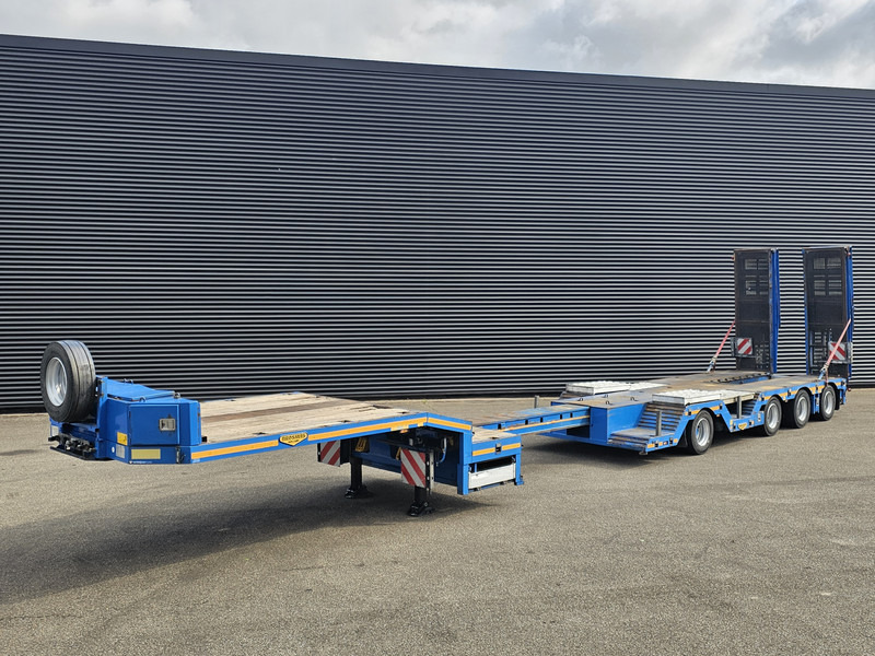 Nizko noseča polprikolica Broshuis 42N5-EU / 4 X WHEEL WELL / RADMULDE / EXTENDABLE / RAMPEN: slika 1