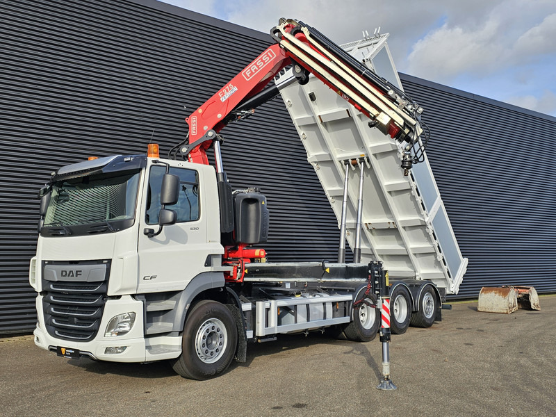 DAF CF 530 8x4-4 / FASSI 27.5 t/m CRANE + TIPPER - Tovornjak z dvigalom: slika 2 DAF CF 530 8x4-4 / FASSI 27.5 t/m CRANE + TIPPER - Tovornjak z dvigalom: slika 2