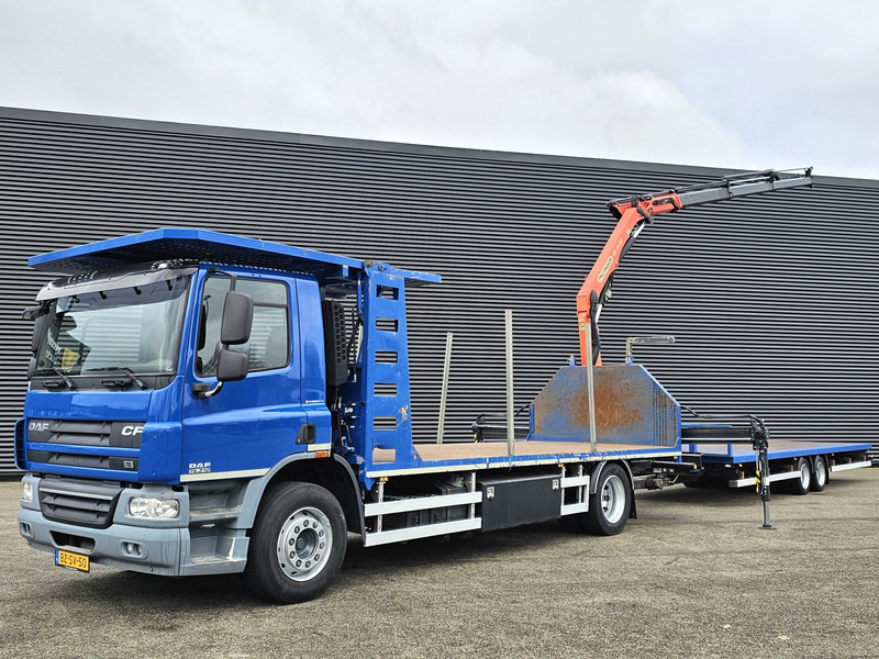 DAF CF 75.310 / TRAILER + PALFINGER CRANE/KRAN - Tovornjak s kesonom, Tovornjak z dvigalom: slika 1 DAF CF 75.310 / TRAILER + PALFINGER CRANE/KRAN - Tovornjak s kesonom, Tovornjak z dvigalom: slika 1
