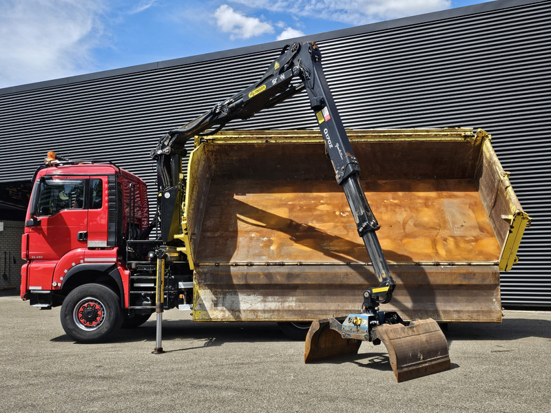 MAN TGS 33.480 6x6 / PALFINGER Z CRANE / 2 SIDE TIPPER - Tovornjak prekucnik, Tovornjak z dvigalom: slika 2 MAN TGS 33.480 6x6 / PALFINGER Z CRANE / 2 SIDE TIPPER - Tovornjak prekucnik, Tovornjak z dvigalom: slika 2