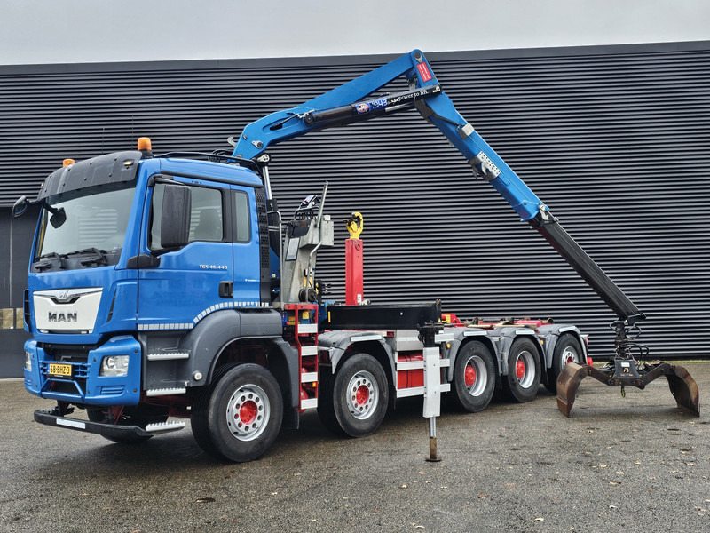 MAN TGS 47.440 BBL / 10X4 HOOKLIFT + Z CRANE - Kotalni prekucni tovornjak, Tovornjak z dvigalom: slika 3 MAN TGS 47.440 BBL / 10X4 HOOKLIFT + Z CRANE - Kotalni prekucni tovornjak, Tovornjak z dvigalom: slika 3
