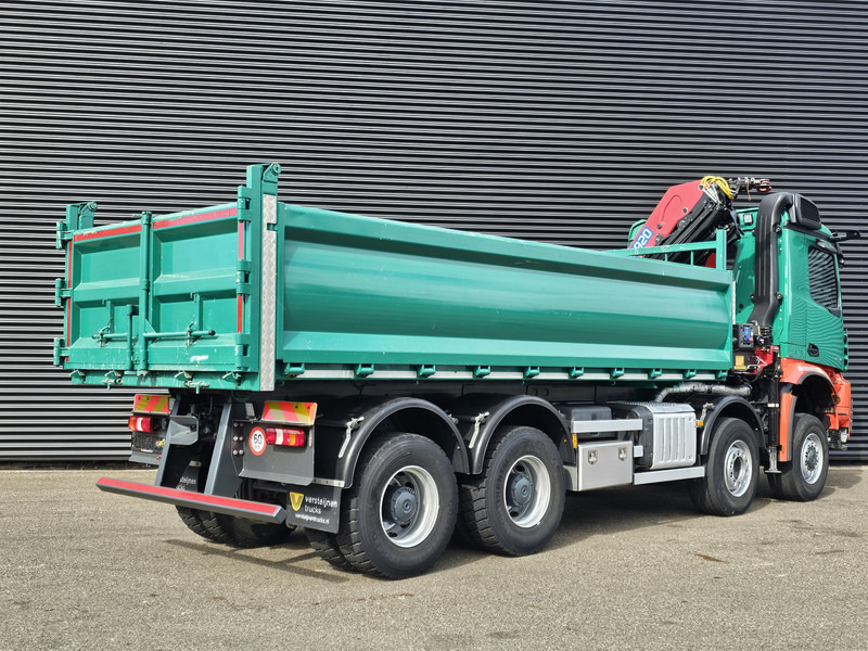 Mercedes-Benz AROCS 4145 / 8X6 / TIPPER + HMF CRANE - Tovornjak prekucnik, Tovornjak z dvigalom: slika 3 Mercedes-Benz AROCS 4145 / 8X6 / TIPPER + HMF CRANE - Tovornjak prekucnik, Tovornjak z dvigalom: slika 3