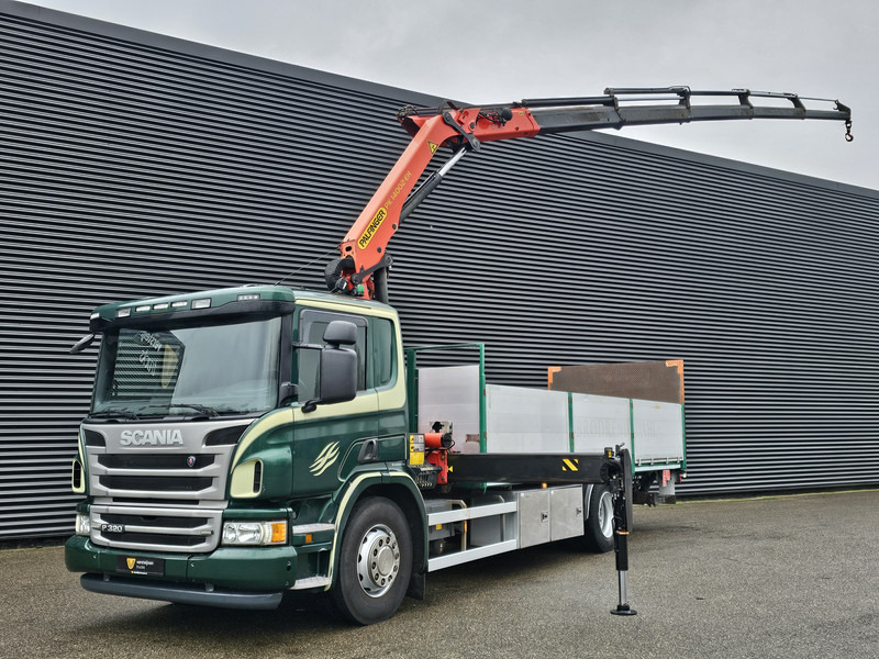 Scania P320 4x2 / PALFINGER PK 14002 CRANE / KRAN - Tovornjak s kesonom, Tovornjak z dvigalom: slika 1 Scania P320 4x2 / PALFINGER PK 14002 CRANE / KRAN - Tovornjak s kesonom, Tovornjak z dvigalom: slika 1