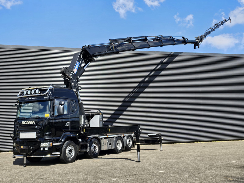 Scania R490 / 8x2 / HMF 85 TM CRANE / WINCH / JIB - Tovornjak z dvigalom: slika 1 Scania R490 / 8x2 / HMF 85 TM CRANE / WINCH / JIB - Tovornjak z dvigalom: slika 1