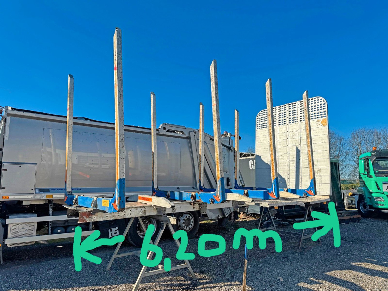Holzwagenaufbau mit Rungen Aluminium - Tovornjak z dvigalom: slika 2 Holzwagenaufbau mit Rungen Aluminium - Tovornjak z dvigalom: slika 2
