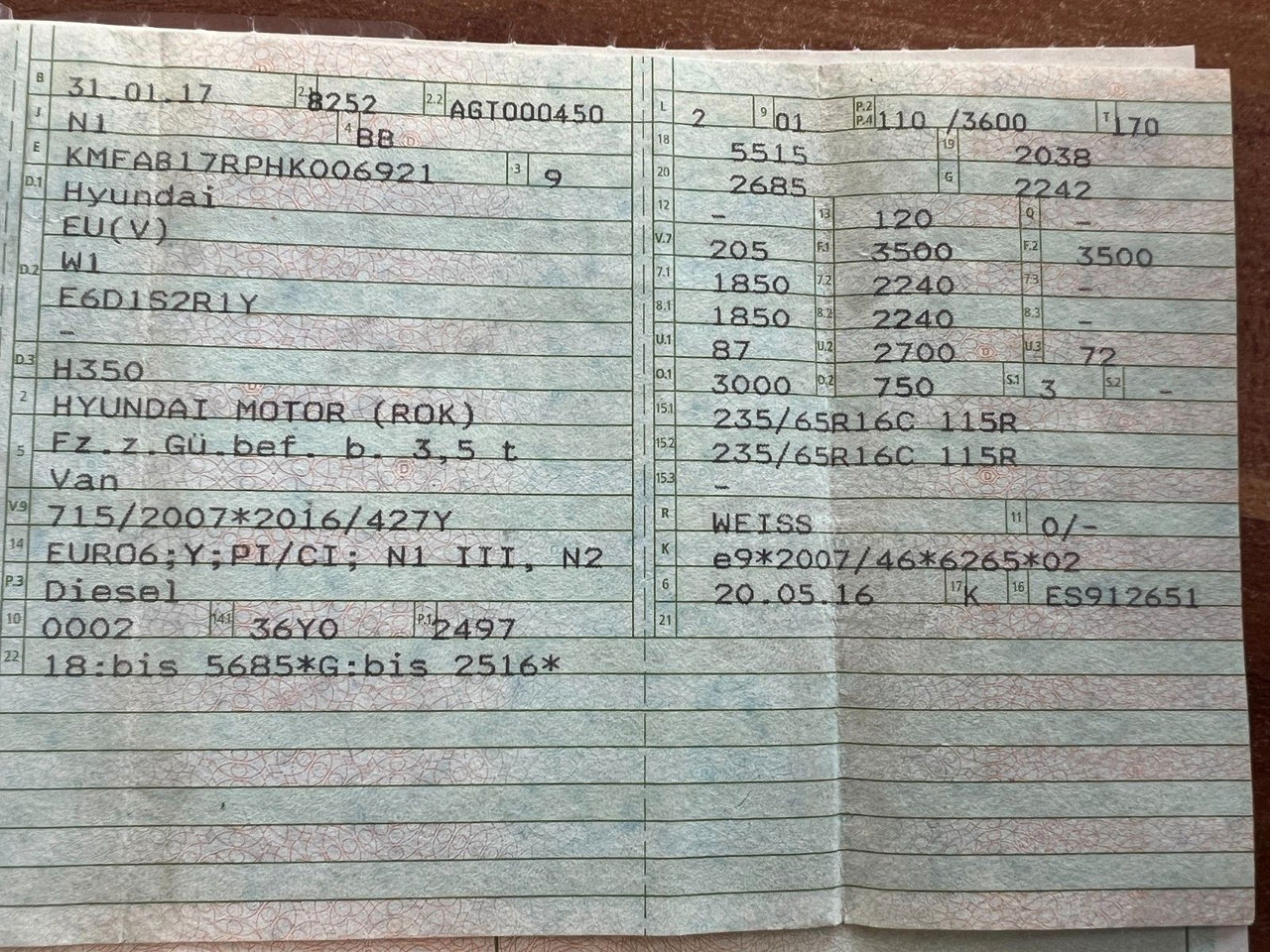 Hyundai H350 Kasten Kasten L3H2 Profi Kurz / Hoch - Furgon: slika 2 Hyundai H350 Kasten Kasten L3H2 Profi Kurz / Hoch - Furgon: slika 2