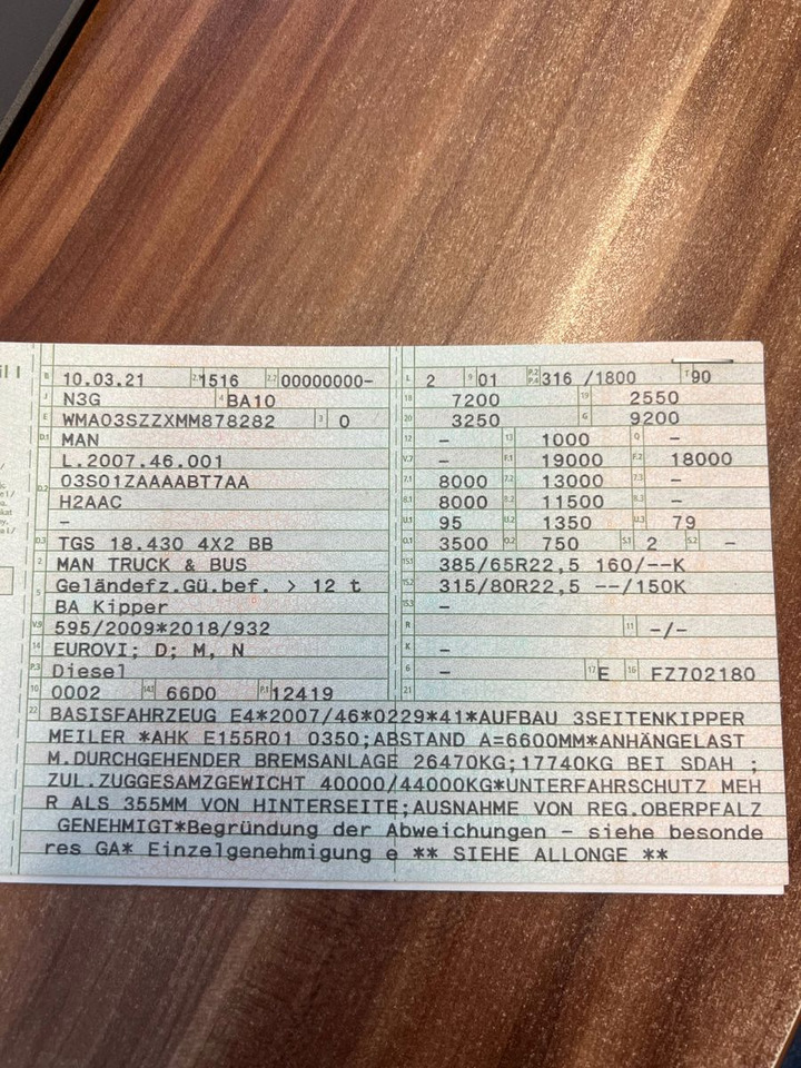 MAN 18.430 4X2 Meiller 3. Seitenkipper Top Zustand - Tovornjak prekucnik: slika 2 MAN 18.430 4X2 Meiller 3. Seitenkipper Top Zustand - Tovornjak prekucnik: slika 2