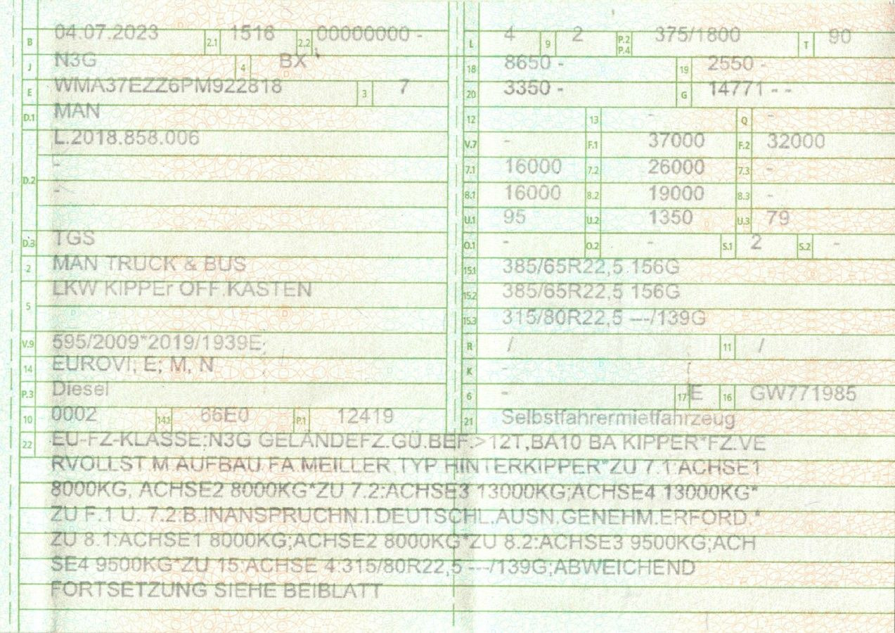 MAN 35.510 TGS | Meiller Thermo | E-Verdeck | TOP - Tovornjak prekucnik: slika 2 MAN 35.510 TGS | Meiller Thermo | E-Verdeck | TOP - Tovornjak prekucnik: slika 2
