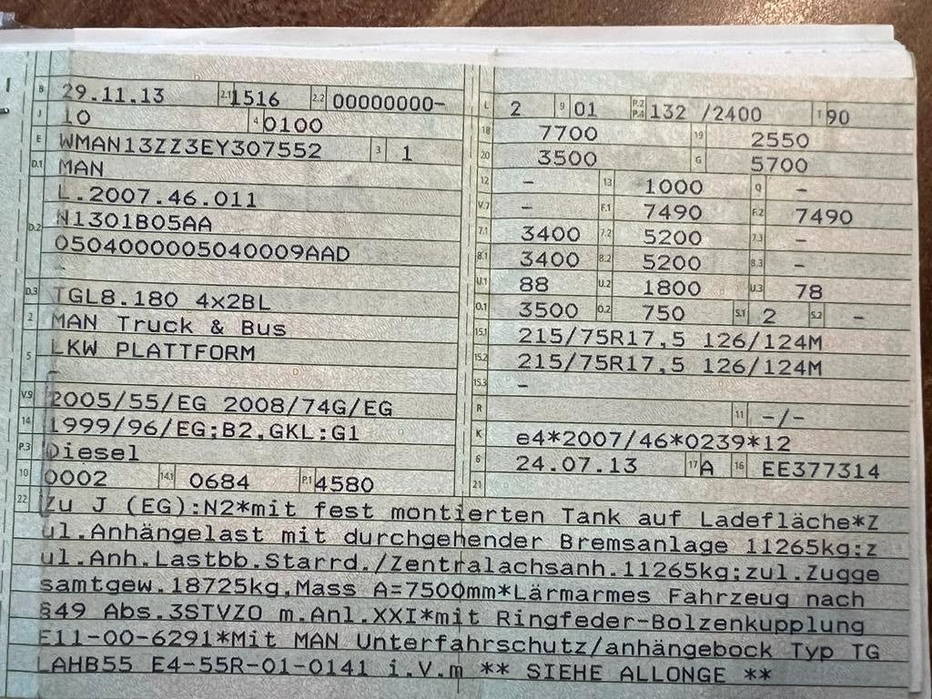 MAN 8.180 4X2 offene Pritsche MAN 8.180 4X2 offene Pritsche - Dostavno vozilo s kesonom: slika 2 MAN 8.180 4X2 offene Pritsche MAN 8.180 4X2 offene Pritsche - Dostavno vozilo s kesonom: slika 2
