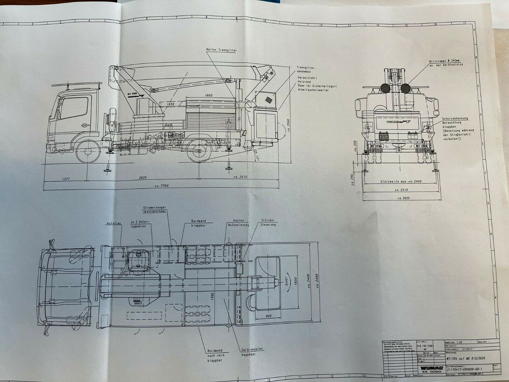 Mercedes-Benz 815 4x2 Hubarbeitsbühne Wumag 170 high 17 m Mercedes-Benz 815 4x2 Hubarbeitsbühne Wumag 170 high 17 m - Dvižna ploščad montirana na tovornjak, Dostavno vozilo: slika 5 Mercedes-Benz 815 4x2 Hubarbeitsbühne Wumag 170 high 17 m Mercedes-Benz 815 4x2 Hubarbeitsbühne Wumag 170 high 17 m - Dvižna ploščad montirana na tovornjak, Dostavno vozilo: slika 5