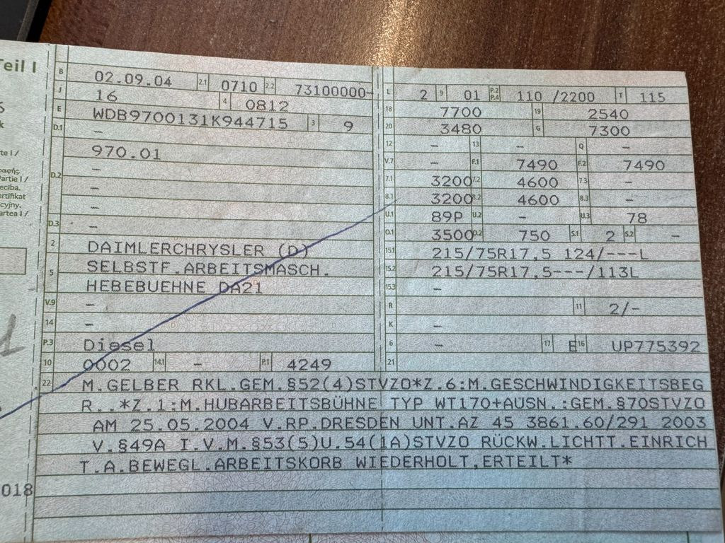 Mercedes-Benz 815 4x2 Hubarbeitsbühne Wumag 170 high 17 m Mercedes-Benz 815 4x2 Hubarbeitsbühne Wumag 170 high 17 m - Dvižna ploščad montirana na tovornjak, Dostavno vozilo: slika 2 Mercedes-Benz 815 4x2 Hubarbeitsbühne Wumag 170 high 17 m Mercedes-Benz 815 4x2 Hubarbeitsbühne Wumag 170 high 17 m - Dvižna ploščad montirana na tovornjak, Dostavno vozilo: slika 2