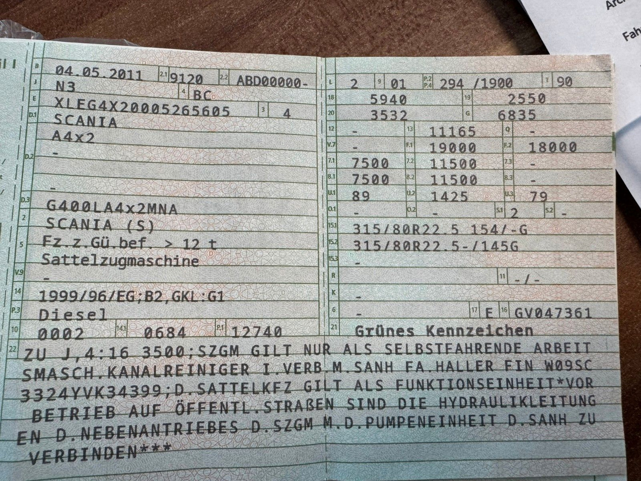 Scania G 400 Retarder & Kipphydraulik - Vlačilec: slika 2 Scania G 400 Retarder & Kipphydraulik - Vlačilec: slika 2