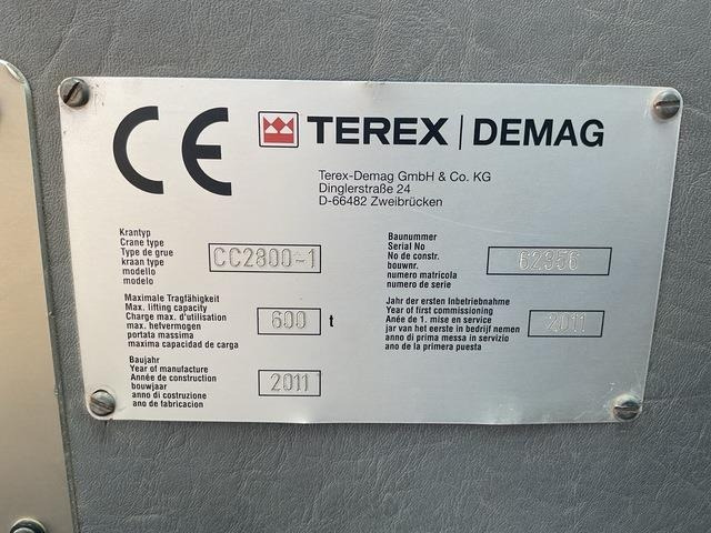 Terex Demag CC2800-1 - Gosenični žerjav: slika 5 Terex Demag CC2800-1 - Gosenični žerjav: slika 5