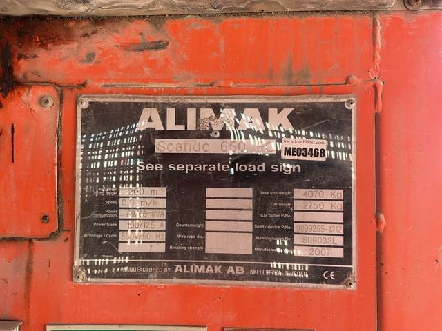 Alimak Scando 650 FC - Gradbeni kontejner: slika 5 Alimak Scando 650 FC - Gradbeni kontejner: slika 5