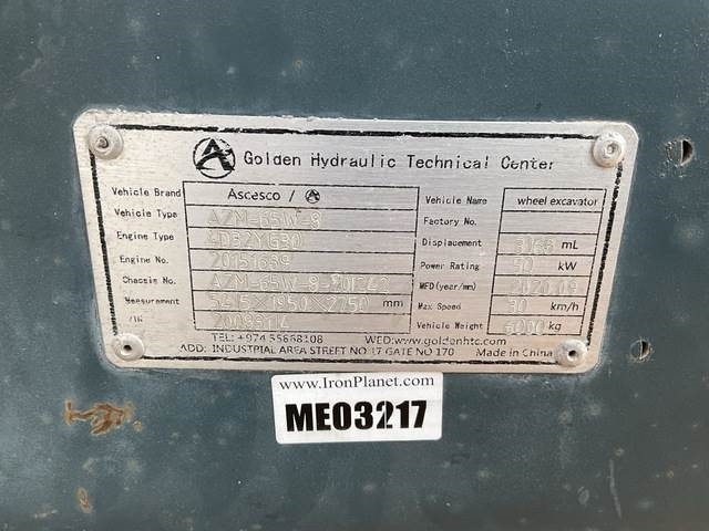 Ascesco AZM-65W-8 - Bager na kolesih: slika 5 Ascesco AZM-65W-8 - Bager na kolesih: slika 5