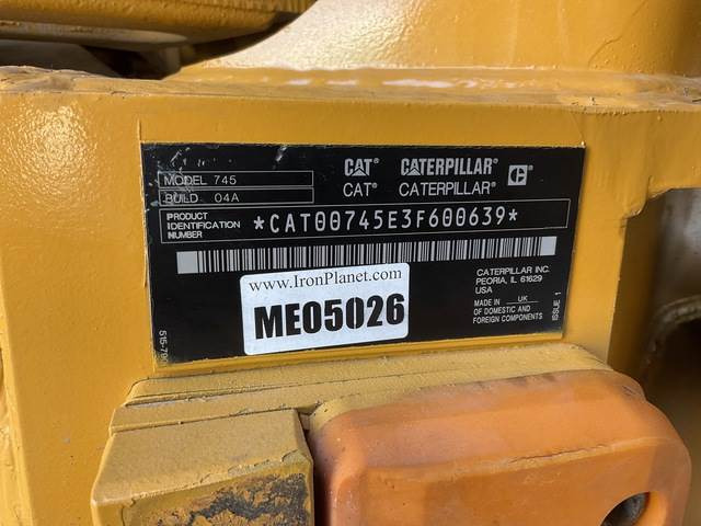 CAT 745 - Zglobni demper: slika 5 CAT 745 - Zglobni demper: slika 5