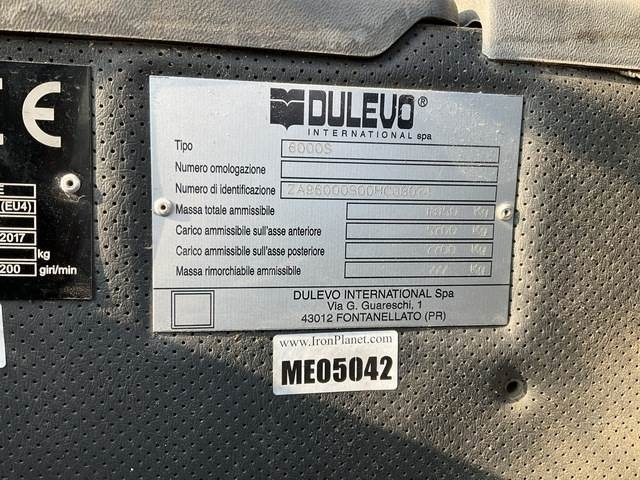 Dulevo 6000 - Vozilo za pometanje: slika 5 Dulevo 6000 - Vozilo za pometanje: slika 5