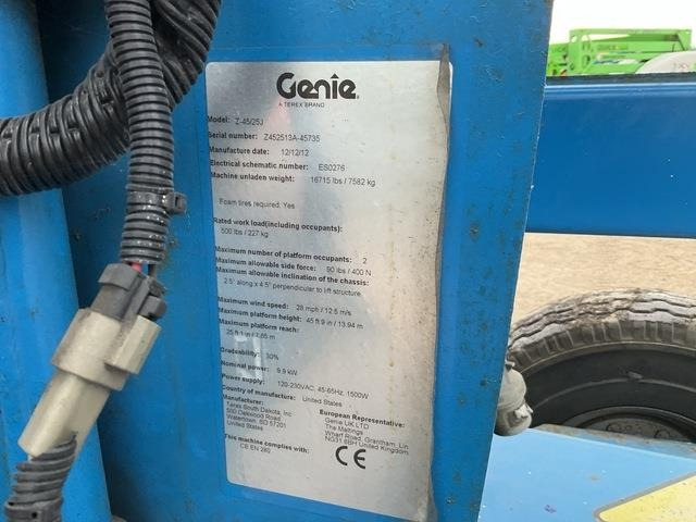 Genie Z45/25J - Zglobna dvižna ploščad: slika 5 Genie Z45/25J - Zglobna dvižna ploščad: slika 5