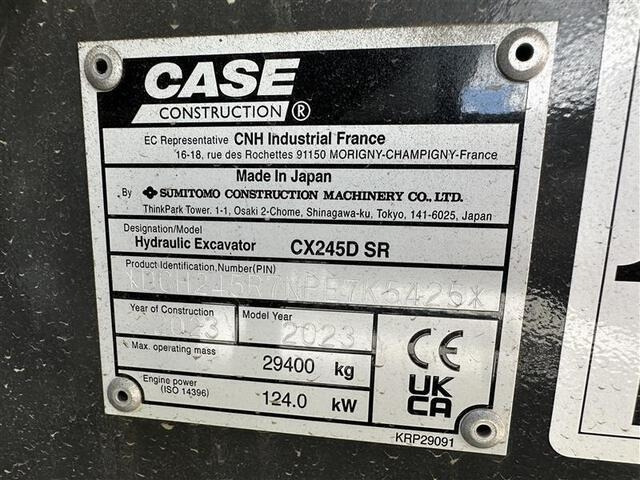 CASE CX245DSR - Bager goseničar: slika 5 CASE CX245DSR - Bager goseničar: slika 5