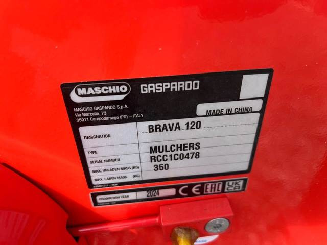 Maschio Gaspardo Brava 120 3P Fix - Mulčer kladivar: slika 5 Maschio Gaspardo Brava 120 3P Fix - Mulčer kladivar: slika 5