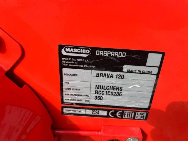 Maschio Gaspardo Brava 120 3P Fix - Mulčer kladivar: slika 5 Maschio Gaspardo Brava 120 3P Fix - Mulčer kladivar: slika 5