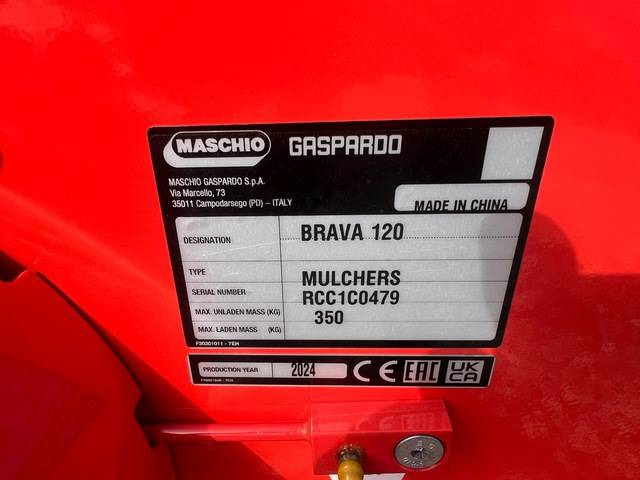 Maschio Gaspardo Brava 120 3P Fix - Mulčer kladivar: slika 5 Maschio Gaspardo Brava 120 3P Fix - Mulčer kladivar: slika 5