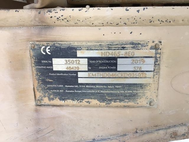 Komatsu HD465-8EO - Togi demper/ Demper za skale: slika 5 Komatsu HD465-8EO - Togi demper/ Demper za skale: slika 5