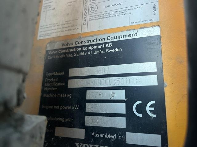 Volvo A60H - Zglobni demper: slika 5 Volvo A60H - Zglobni demper: slika 5