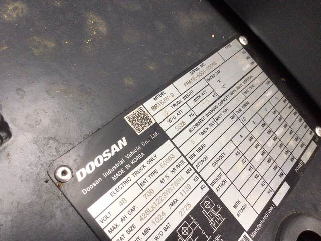 Doosan BR16JW-9 - Viličar s pomičnim teleskopom: slika 5 Doosan BR16JW-9 - Viličar s pomičnim teleskopom: slika 5