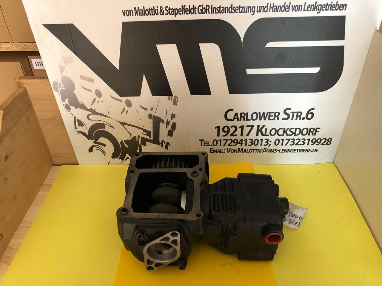 Knorr-Bremse 1 Zylinder 51541007121   MAN D-2066, D-2676 - Kompresor za Tovornjak: slika 1 Knorr-Bremse 1 Zylinder 51541007121   MAN D-2066, D-2676 - Kompresor za Tovornjak: slika 1