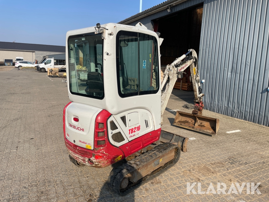 Minigraver Takeuchi TB216 - Bager: slika 5 Minigraver Takeuchi TB216 - Bager: slika 5