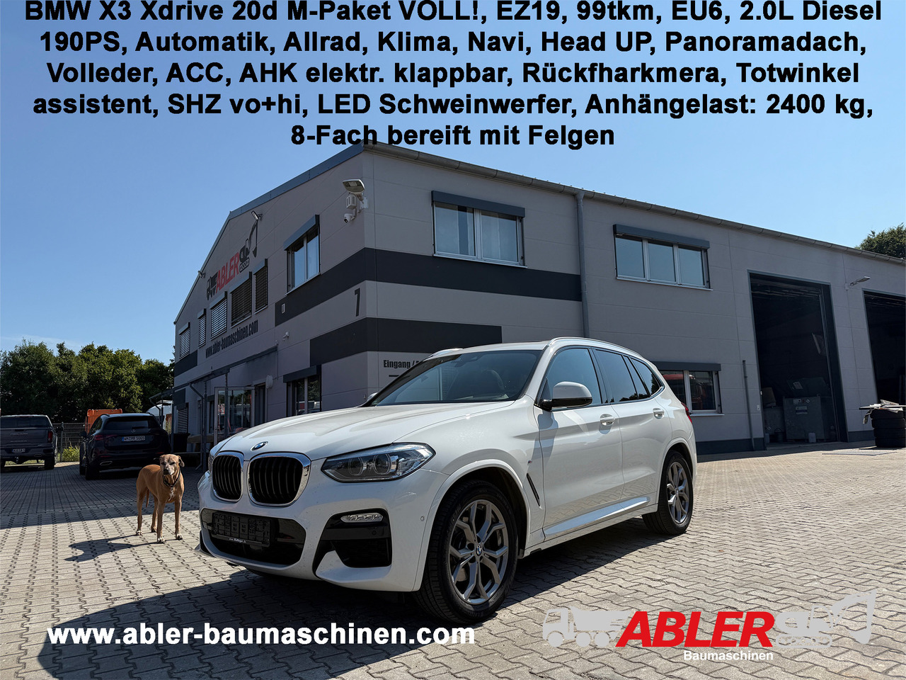 BMW X3 Xdrive 20d M-Sport VOLL! ACC, Head-Up, Panorama... - SUV: slika 1 BMW X3 Xdrive 20d M-Sport VOLL! ACC, Head-Up, Panorama... - SUV: slika 1