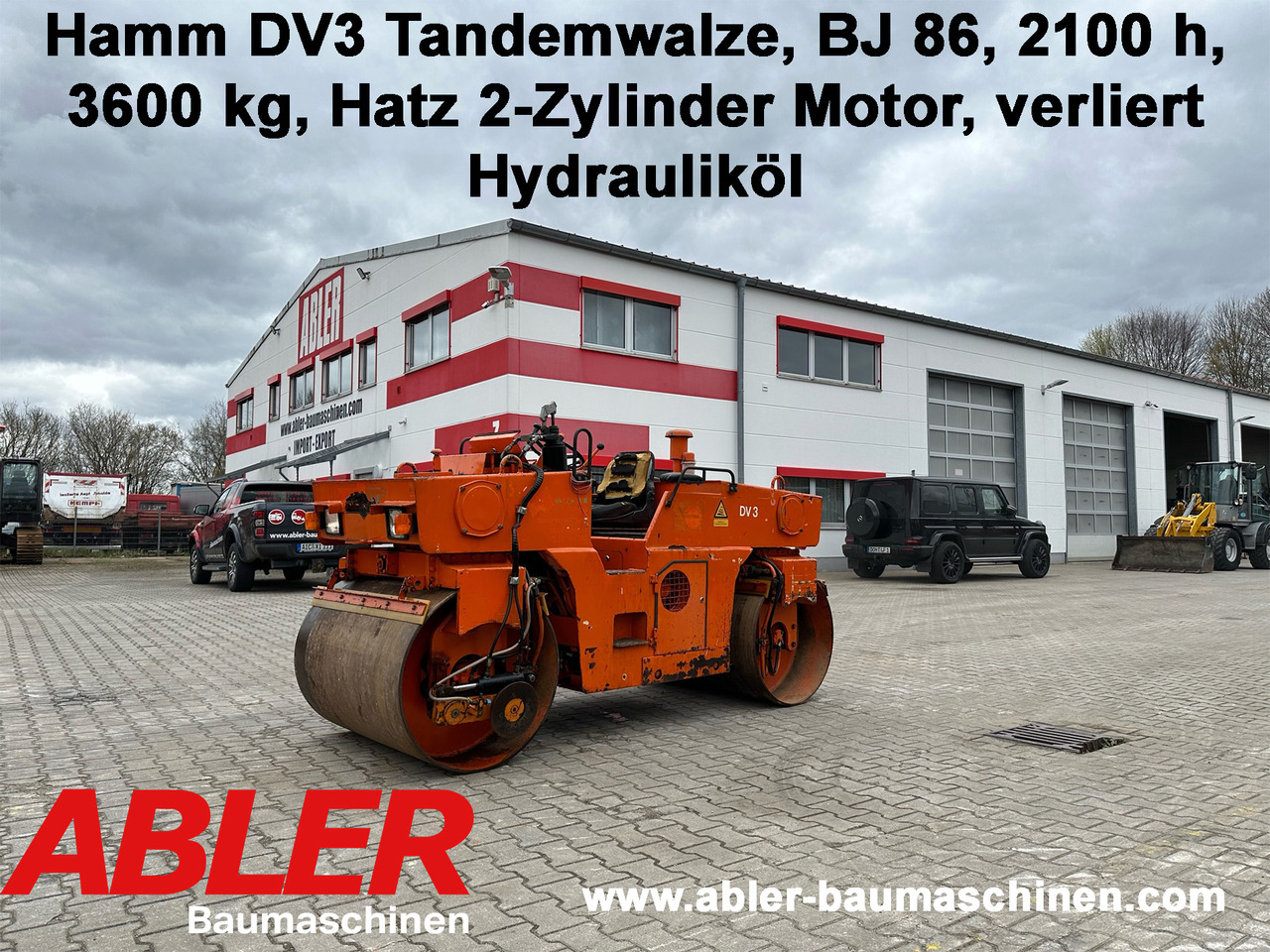 Hamm DV3 Tandemwalze - Cestni valjar: slika 1 Hamm DV3 Tandemwalze - Cestni valjar: slika 1