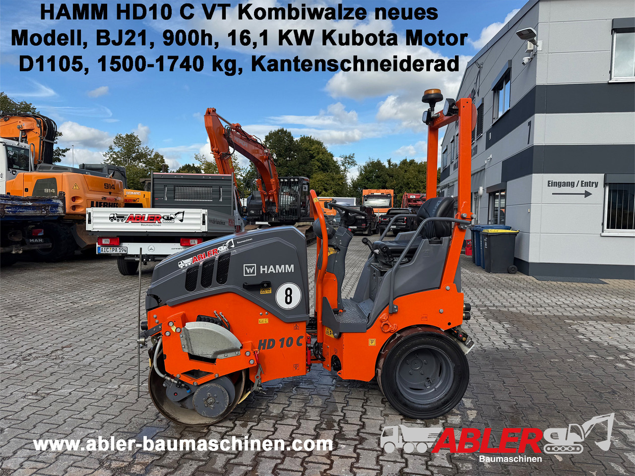 Hamm HD10 C VT Kombiwalze neues Modell 900h! - Kombinirani valjar: slika 1 Hamm HD10 C VT Kombiwalze neues Modell 900h! - Kombinirani valjar: slika 1